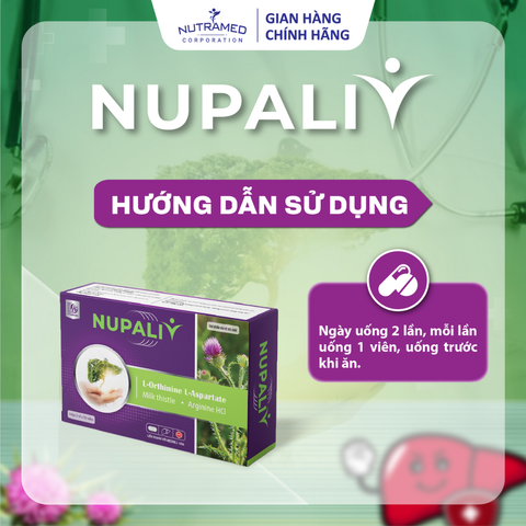 Viên Uống Nupaliv Hỗ Trợ Giải Độc Gan - Bảo Vệ Gan, Cải Thiện Chức Năng Gan - 30 Viên Nutramed