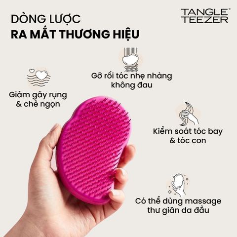 Lược Gỡ Rối Tangle Teezer The Original - Gỡ Rối Hiệu Quả Cho Tóc Khô & Ướt, Lược Chải Tóc Thời Trang, Sản Phẩm Chăm Sóc Tóc Từ Anh Quốc