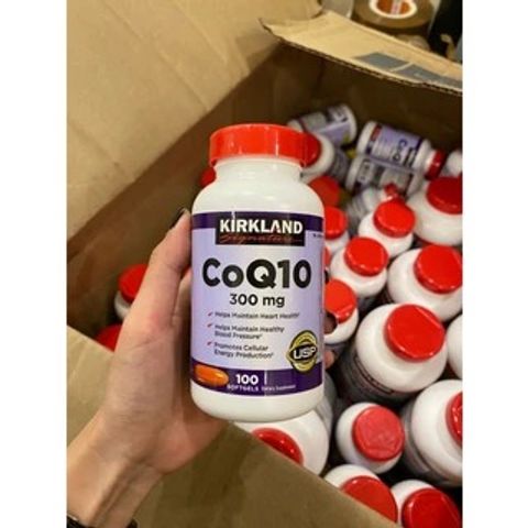 Viên uống Kirkland CoQ10 300mg - Hỗ trợ sức khỏe tim mạch, 100 viên, sản phẩm chính hãng từ Mỹ
