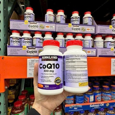 Viên uống Kirkland CoQ10 300mg - Hỗ trợ sức khỏe tim mạch, 100 viên, sản phẩm chính hãng từ Mỹ