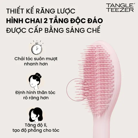 Lược Gỡ Rối Tangle Teezer The Ultimate Styler - Thiết Kế Đặc Biệt Phù Hợp Mọi Loại Tóc, Dễ Dàng Tạo Kiểu