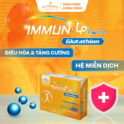 Viên uống tăng cường miễn dịch Immun-up Forte - Hỗ trợ sức đề kháng, chống mệt mỏi, phòng ngừa cúm mùa (30 viên)