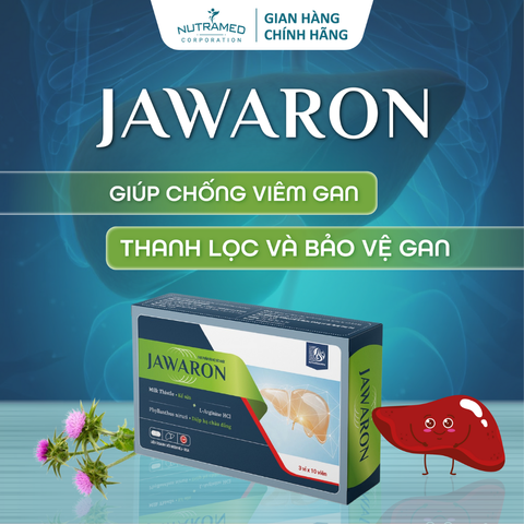 Viên uống JAWARON - Hỗ trợ giải độc gan, bảo vệ và tăng cường chức năng gan - Hộp 30 viên chiết xuất tự nhiên