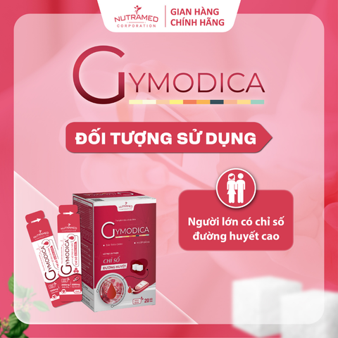 Gymodica - Hỗ Trợ Ổn Định Chỉ Số Đường Huyết Cho Người Bị Tiểu Đường - Gói 20 Gói x 10ml