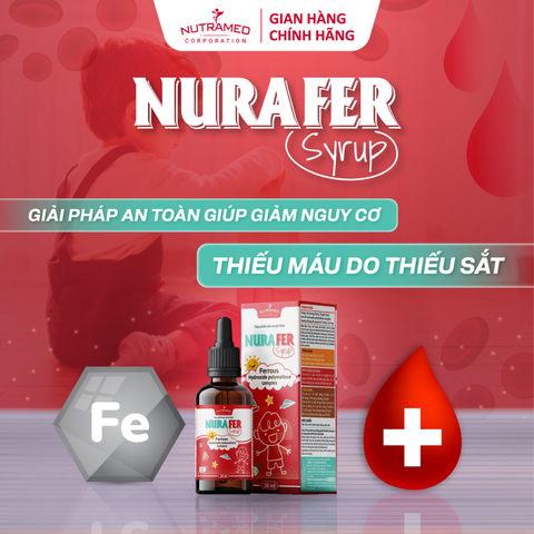 Combo Sắt + Kẽm Nutramed cho Bé - Giải Pháp Tăng Cường Đề Kháng, Phát Triển Trí Tuệ và Giảm Thiếu Máu (30ml)