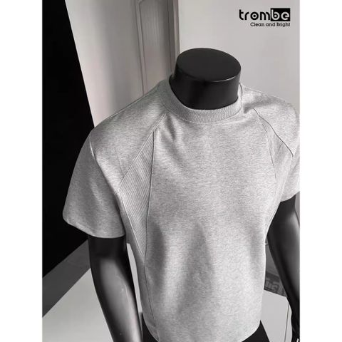 Áo Thun Nam TROMBE Cao Cấp Cotton Vũ Trụ - Clean Fit, Mềm Như Kẹo Bông, Thiết Kế Hiện Đại, Thoải Mái, Phong Cách Nam Tính