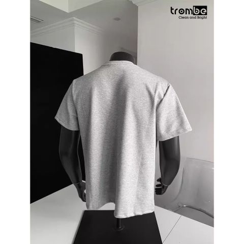 Áo Thun Nam TROMBE Cao Cấp Cotton Vũ Trụ - Clean Fit, Mềm Như Kẹo Bông, Thiết Kế Hiện Đại, Thoải Mái, Phong Cách Nam Tính