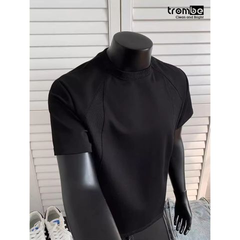 Áo Thun Nam TROMBE Cao Cấp Cotton Vũ Trụ - Clean Fit, Mềm Như Kẹo Bông, Thiết Kế Hiện Đại, Thoải Mái, Phong Cách Nam Tính