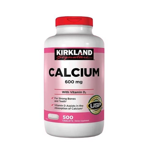 (Hàng công ty) Viên uống bổ sung Calcium + D3 Kirkland 500 Viên - Hỗ trợ sức khỏe xương và răng, Chính hãng Mỹ 726005
