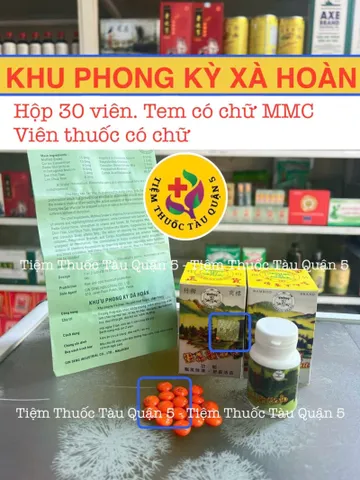 Viên uống hỗ trợ xương khớp Khu Phong Kỳ Xà Hoàn Malay 30 viên - Giảm viêm, đau khớp, bảo vệ sụn khớp, phòng ngừa loãng xương