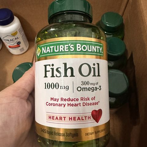 Viên uống dầu cá Nature's Bounty Fish Oil 1000 mg 145 viên của Mỹ