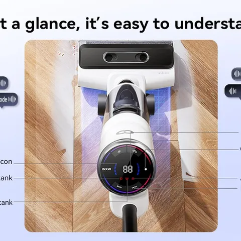Robot Hút Bụi INXNI Z3 Pro 3 Trong 1 - Lau Sàn, Rửa Sàn, Tự Sấy Giẻ, Khử Khuẩn Tối Ưu, Giải Pháp Dọn Dẹp Hiện Đại