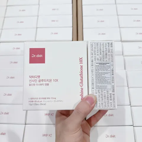 Nước Trắng Da Sunshine Glutathione 10x Dr. Diet GC Hàn Quốc Hộp 20 Ống - Cải Thiện Sắc Tố Và Dưỡng Da Trắng Sáng 436988
