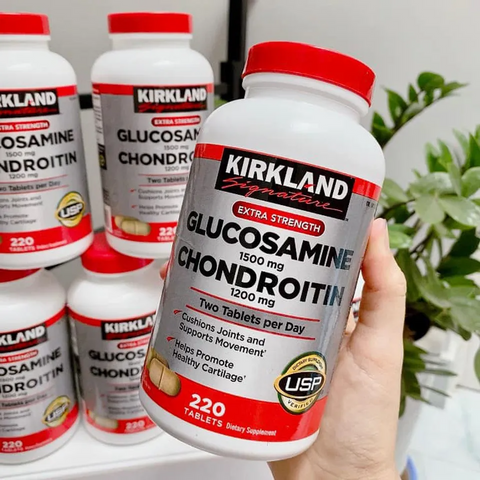 Viên uống Glucosamine 1500mg Kirkland Chính Hãng Mỹ - Tăng Cường Sức Khỏe Xương Khớp, Giảm Đau Nhức, Tái Tạo Sụn Khớp