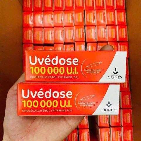 [Hàng Pháp] Vitamin D3 Uvedose 100.000 U.I. - Tăng Đề Kháng, Hỗ Trợ Xương Khỏe, Dễ Uống Cho Trẻ Em Và Người Lớn