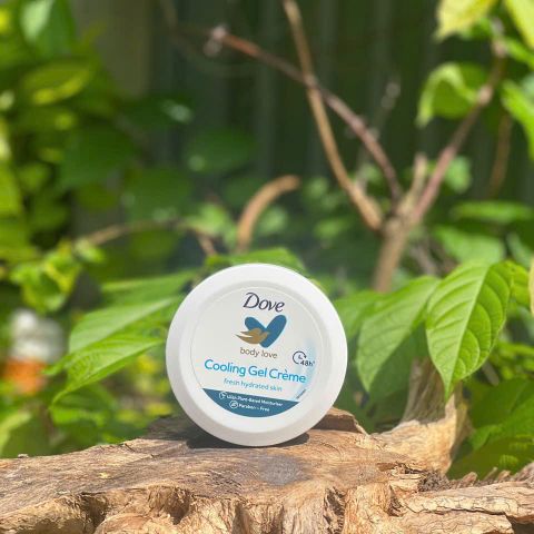 Kem Dưỡng Ẩm Làm Mát Da Dove Body Love Cooling Gel Creme 145ml - Dưỡng ẩm không nhờn rít, phù hợp cho mọi loại da