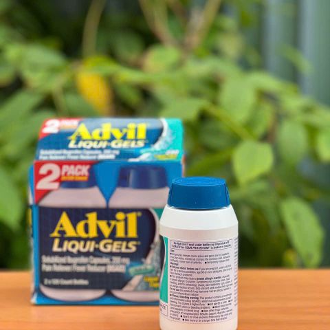 Viên uống giảm đau Advil Liqui Gels 120 viên - Giảm đau, hạ sốt nhanh chóng cho người lớn và trẻ em từ 12 tuổi trở lên
