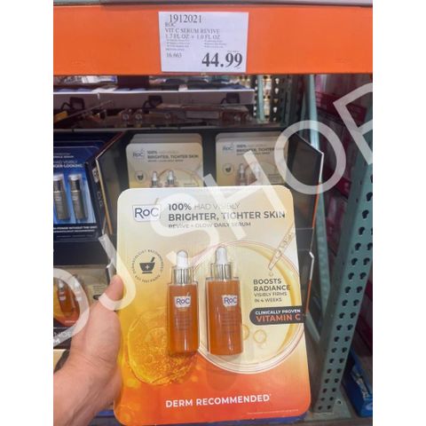 Bộ 2 Chai Serum Dưỡng Da Chống Oxy Hóa ROC Multi Correxion Revive Plus Glow Vitamin C - Sáng Da, Chống Lão Hóa, Hàng Mỹ
