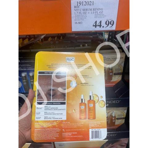 Bộ 2 Chai Serum Dưỡng Da Chống Oxy Hóa ROC Multi Correxion Revive Plus Glow Vitamin C - Sáng Da, Chống Lão Hóa, Hàng Mỹ