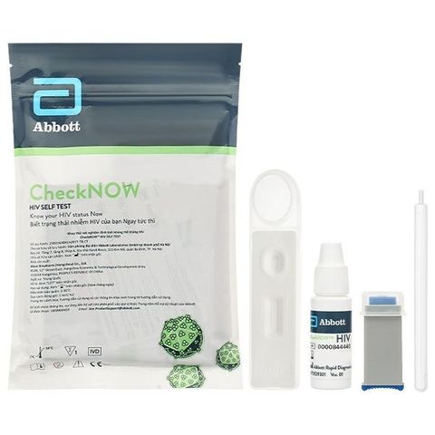 Bộ Test H.I.V CheckNOW - Tự Kiểm Tra H.I.V tại Nhà, Kết Quả Chính Xác từ Ngày Thứ 21 - Giải Pháp Sức Khỏe Tiện Lợi