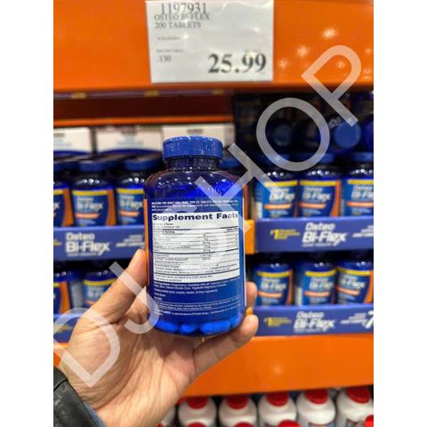 Viên Uống Hỗ Trợ Xương Khớp Osteo Bi-Flex Triple Strength Joint Health 200v - Tăng Cường Vận Động và Giảm Đau Khớp Từ Mỹ