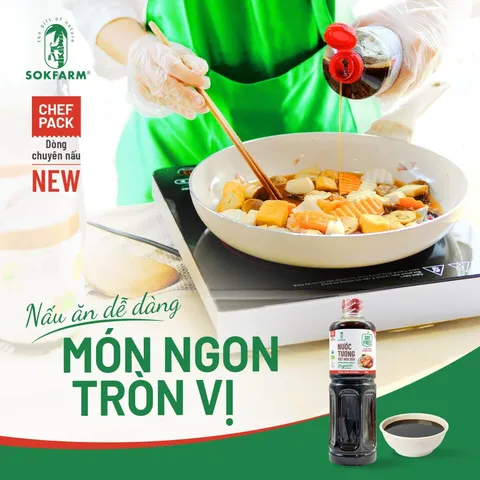 Nước Tương Mật Hoa Dừa Organic Sokfarm - Không Đậu Nành, Ít Muối, Tự Nhiên, Nước Chấm Thích Hợp Mọi Lứa Tuổi, Sức Khỏe Hàng Đầu