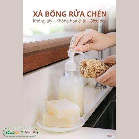 Combo 5 Xà Bông Đa Dụng Nguyên Bản Noom - Làm Sạch Cơ Thể, Dưỡng Da Mềm Mịn Tự Nhiên, Không Tinh Luyện, Hương Nhẹ Thúy