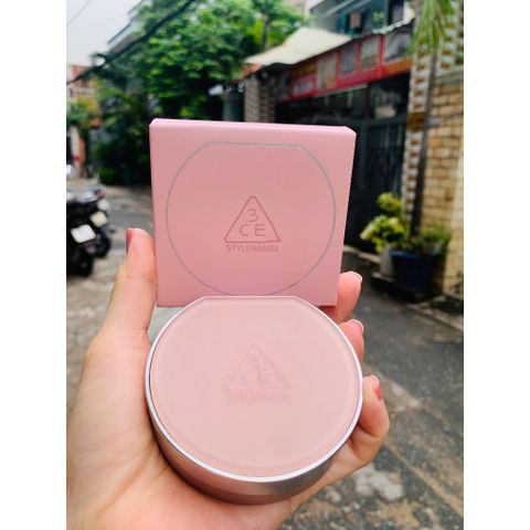 Phấn Nước 3CE Fitting Mesh Cover Cushion 11g - Kem Nền Giúp Da Sáng Tự Nhiên, Che Khuyết Điểm Hiệu Quả, SPF40 PA+++