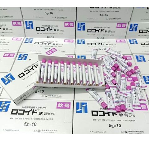 Kem Bôi Vết Côn Trùng Cắn Rokoito Locoid Ointment 0.1% - Giải Pháp An Toàn Cho Bé 5g Nhật Bản