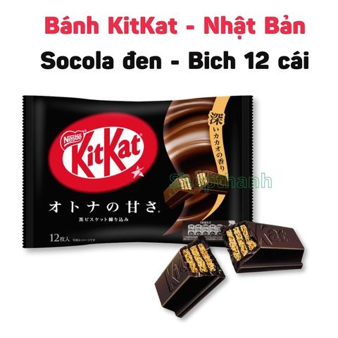 Bánh Socola KitKat Mini Nhật Bản - Hương Vị Truyền Thống, Matcha, Dâu Tây - Snack Ngon Tiện Lợi cho Bạn và Gia Đình