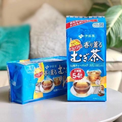 Trà Lúa Mạch ITOEN Nhật Bản 54 Gói - Thức Uống Giải Khát Thanh Nhiệt, Không Caffeine, Hương Vị Nguyên Chất, Tốt Cho Sức Khỏe