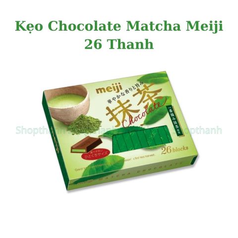 Chocolate Meiji Hộp 26 Thanh - Socola Cao Cấp Nhật Bản, Đa Dạng Hương Vị, Quà Tặng Ngọt Ngào, Thưởng Thức Đẳng Cấp