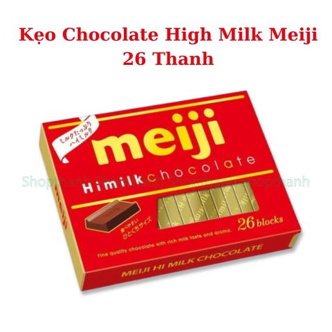 Chocolate Meiji Hộp 26 Thanh - Socola Cao Cấp Nhật Bản, Đa Dạng Hương Vị, Quà Tặng Ngọt Ngào, Thưởng Thức Đẳng Cấp