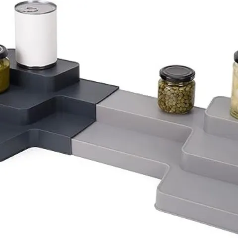 Kệ đựng gia vị tiện lợi Joseph Joseph 85146 - Thiết kế thông minh nhiều tầng màu xám, thích hợp cho nhà bếp hiện đại