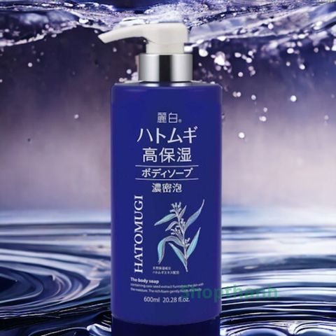 Sữa Tắm Dưỡng Ẩm Trắng Da Nhật Bản Hatomugi 600ml
