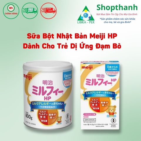 Sữa Meiji HP Thủy Phân Nhật Bản Dành Cho Trẻ Dị Ứng Đạm Bò - Giải Pháp Dinh Dưỡng An Toàn và Tối Ưu