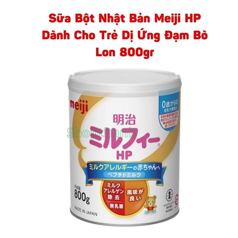 Sữa Meiji HP Thủy Phân Nhật Bản Dành Cho Trẻ Dị Ứng Đạm Bò - Giải Pháp Dinh Dưỡng An Toàn và Tối Ưu