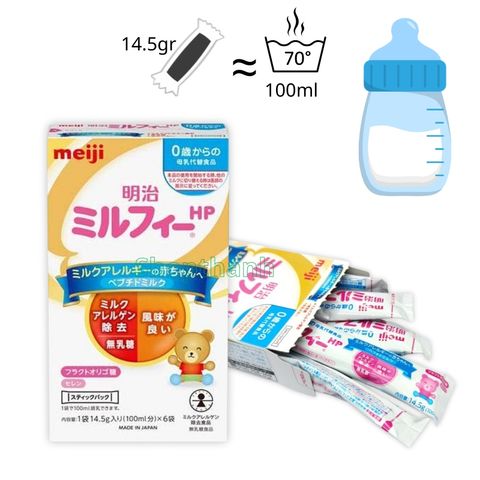 Sữa Meiji HP Thủy Phân Nhật Bản Dành Cho Trẻ Dị Ứng Đạm Bò - Giải Pháp Dinh Dưỡng An Toàn và Tối Ưu