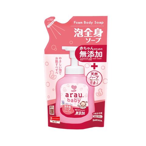 Sữa Tắm Bọt Gội Arau Baby Nhật Bản - Sản Phẩm Tự Nhiên An Toàn Cho Bé Sơ Sinh, Da Nhạy Cảm, Chiết Xuất Thảo Dược