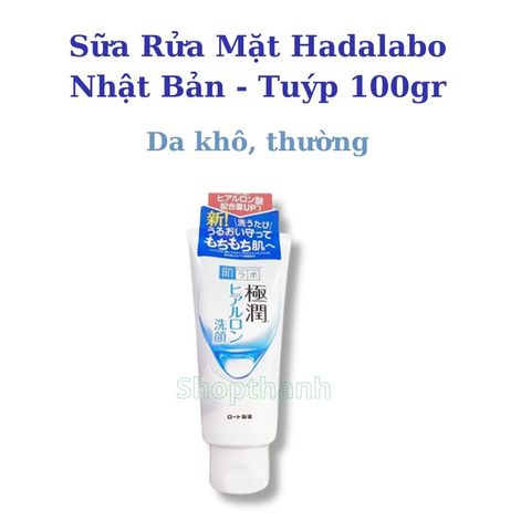 Sữa Rửa Mặt Hadalabo Nhật Bản - Best-Seller Cấp Ẩm Da Nhạy Cảm, Làm Sạch Sâu, Duy Trì Độ Ẩm Tự Nhiên