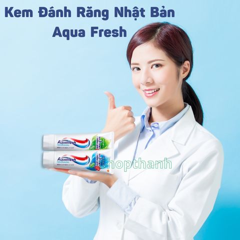 Kem đánh răng Aquafresh Trip Protection Nhật Bản. Kem Đánh Răng Làm Sạch, Trắng Răng Hiệu Quả {Shop Thanh}
