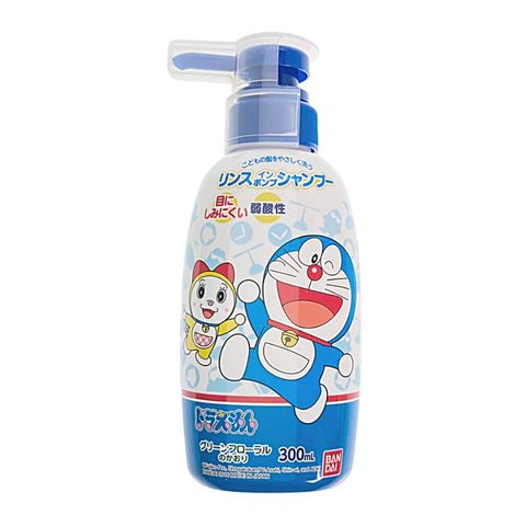 Sữa Tắm & Dầu Gội Bandai Nhật Bản Dành Cho Bé 300ml - Hương Dịu Nhẹ, An Toàn, Không Cay Mắt, Pikachu, Doraemon, Disney