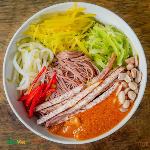 Bún Huyết Rồng Noom - Tươi ngon từ gạo lứt huyết rồng 50%, Hữu cơ, Không chất bảo quản - Thực phẩm ăn dặm, ăn kiêng, ăn chay