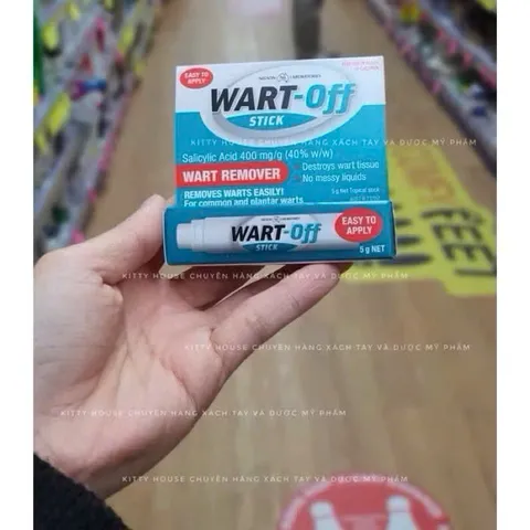 Kem Bôi Mụn Cóc Wart Off Stick 5G - Giải Pháp Xóa Mụn Hạt Cơm Hiệu Quả Tại Nhà
