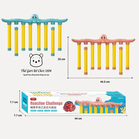 Đồ Chơi Hộp Bắt Gậy Rơi Thông Minh Điều Khiển Từ Xa - Phát Triển Phản Xạ Tay Mắt, Tăng Cường Tương Tác Cho Bé