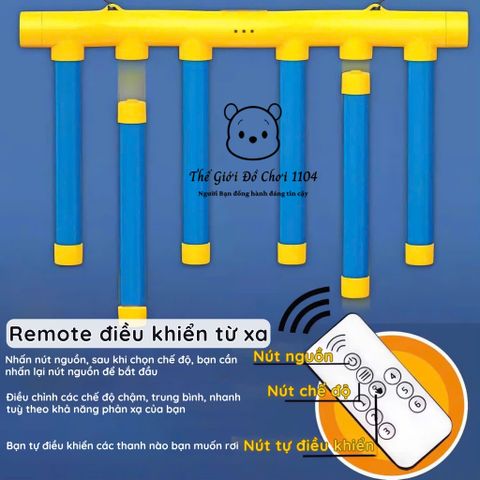 Đồ Chơi Hộp Bắt Gậy Rơi Thông Minh Điều Khiển Từ Xa - Phát Triển Phản Xạ Tay Mắt, Tăng Cường Tương Tác Cho Bé