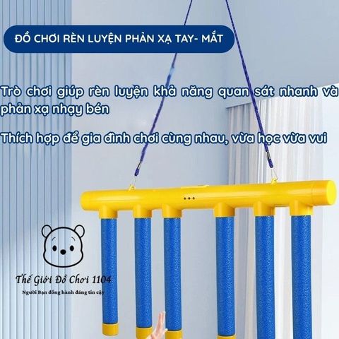 Đồ Chơi Hộp Bắt Gậy Rơi Thông Minh Điều Khiển Từ Xa - Phát Triển Phản Xạ Tay Mắt, Tăng Cường Tương Tác Cho Bé