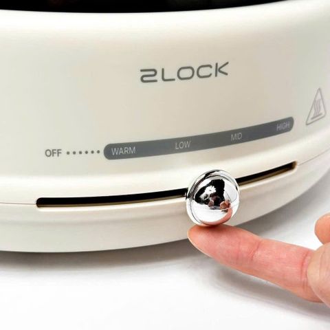 Nồi lẩu điện 2Lock Korea 4L - Công suất 1500W, tặng kèm rổ nhúng và muôi múc, hoàn hảo cho bữa tiệc gia đình 6 người