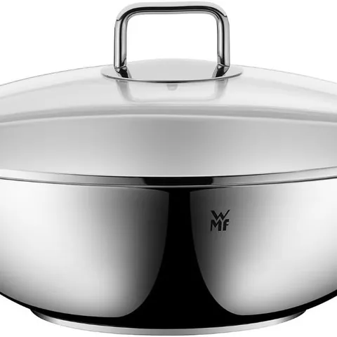 Chảo Sâu Lòng WMF Party Wok 36cm - Chất Liệu Cromargan Cao Cấp, Chống Dính Tiện Lợi, Phù Hợp Mọi Loại Bếp