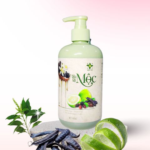 [MUA 1 TẶNG 1] Dầu Gội MỘC Thiên Nhiên 500ML - Chăm Sóc Tóc Suôn Mượt, Hỗ Trợ Mọc Tóc - Chiết Xuất Bưởi, Bồ Kết, Hương Nhu, Dâu Tằm